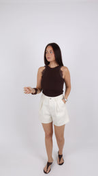 SHORT GARANCE BEIGE