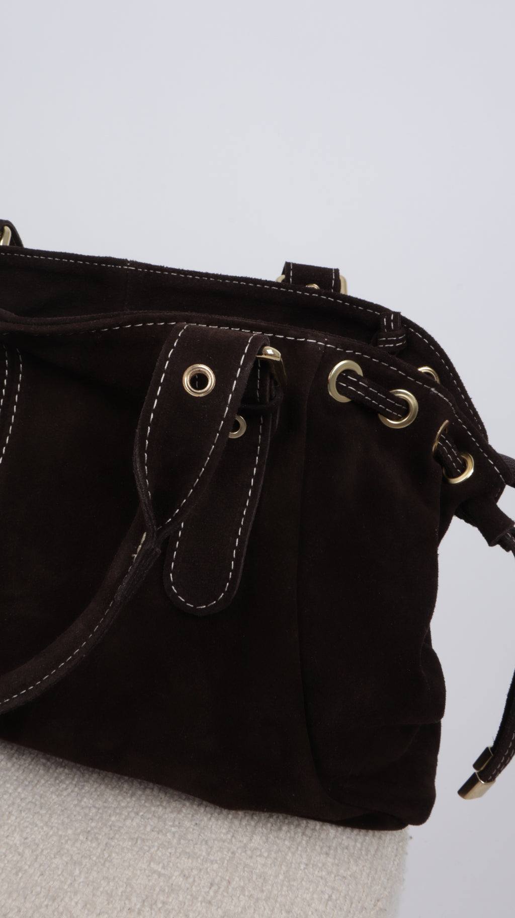 SAC SUEDE LISA MARRON