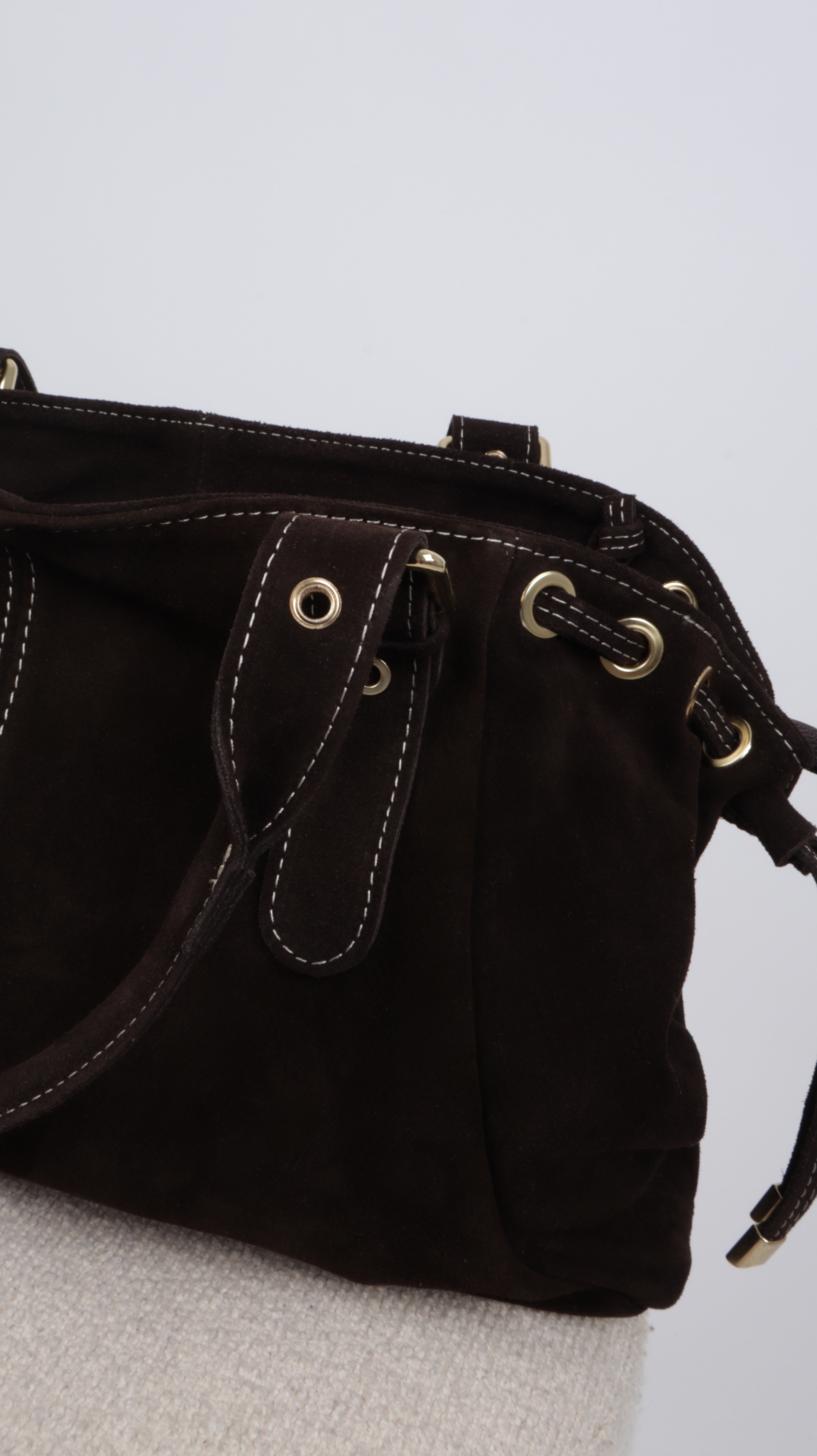 SAC SUEDE LISA MARRON