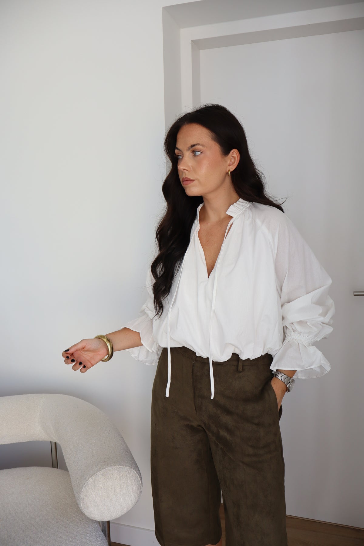 BLOUSE EULALIE BLANCHE