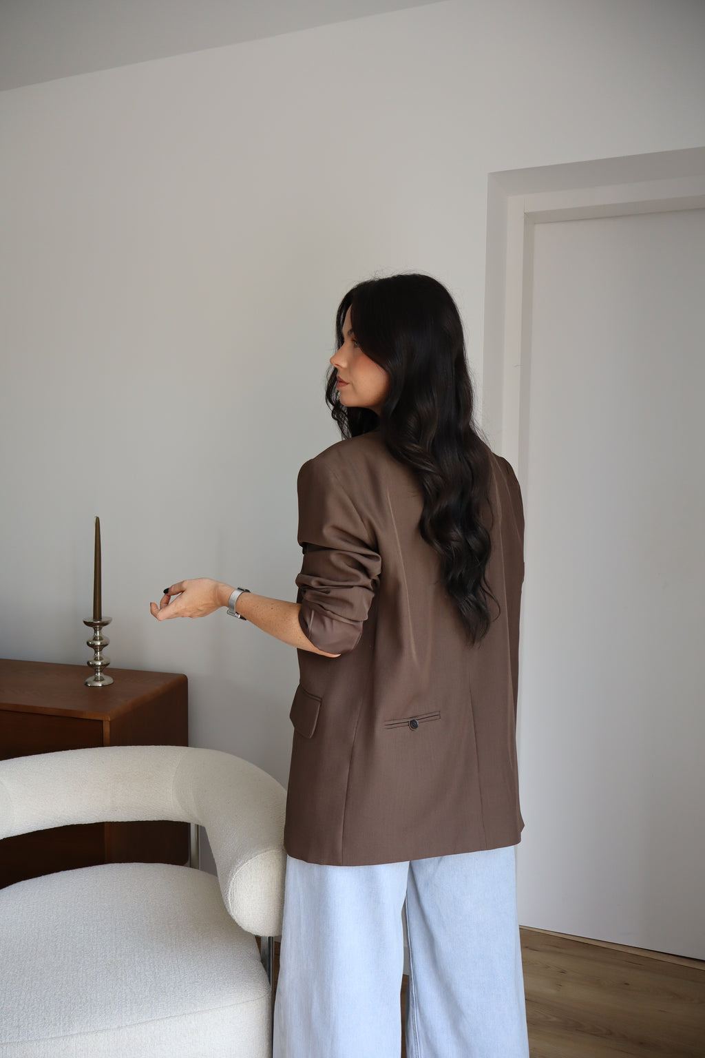 BLAZER MARRON CLAIR BLANDINE