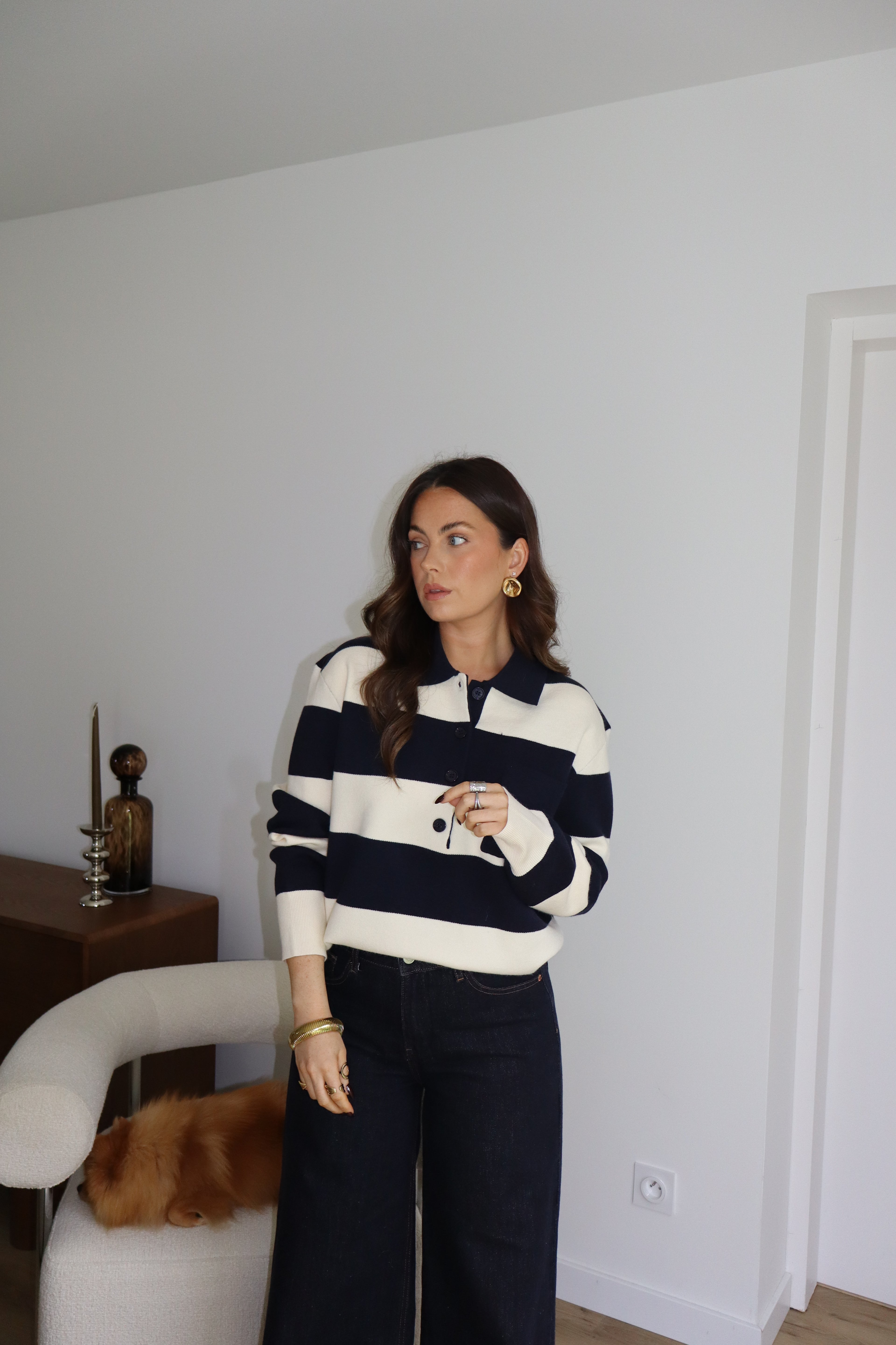 PULL CORRY BLEU MARINE