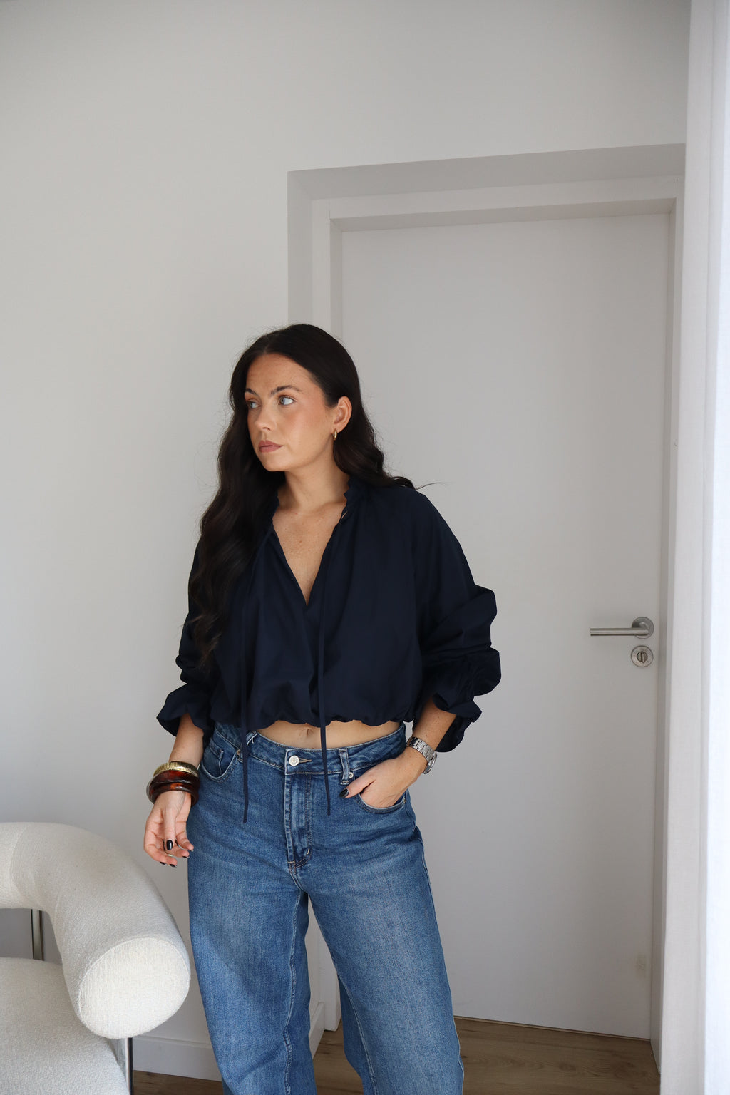 BLOUSE EULALIE MARINE