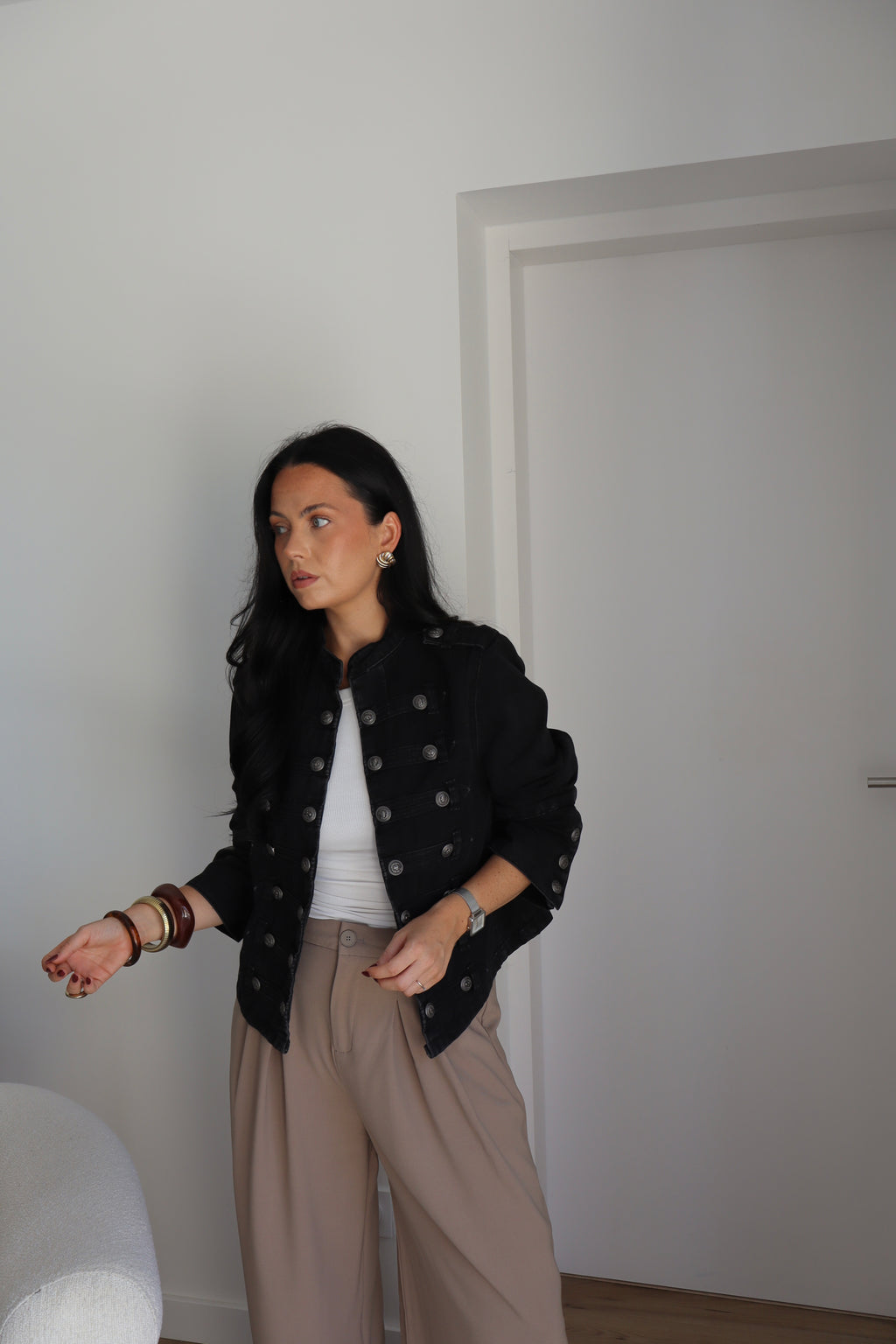 VESTE JEAN ZIA NOIR