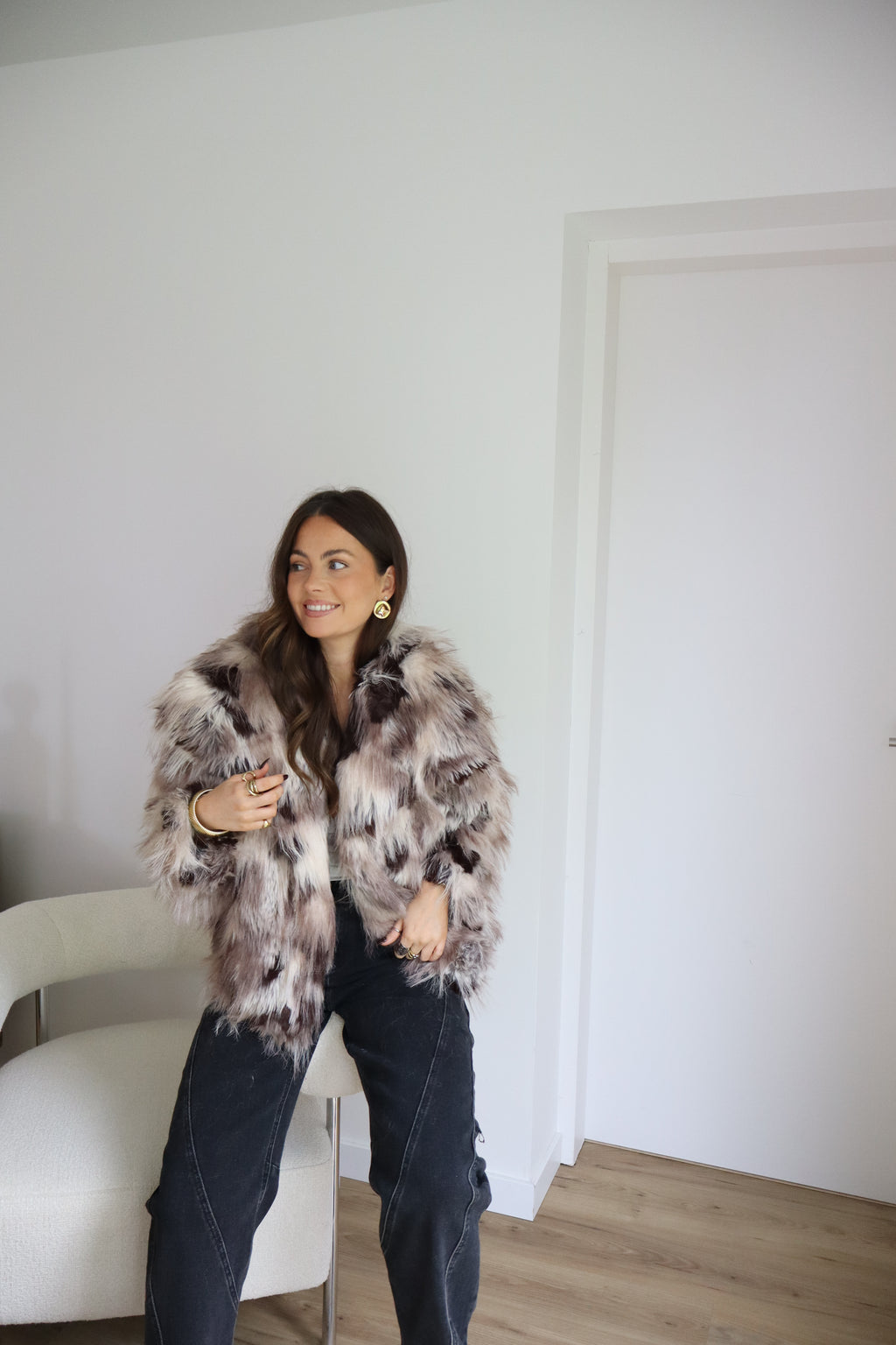 FOURRURE MILA BEIGE