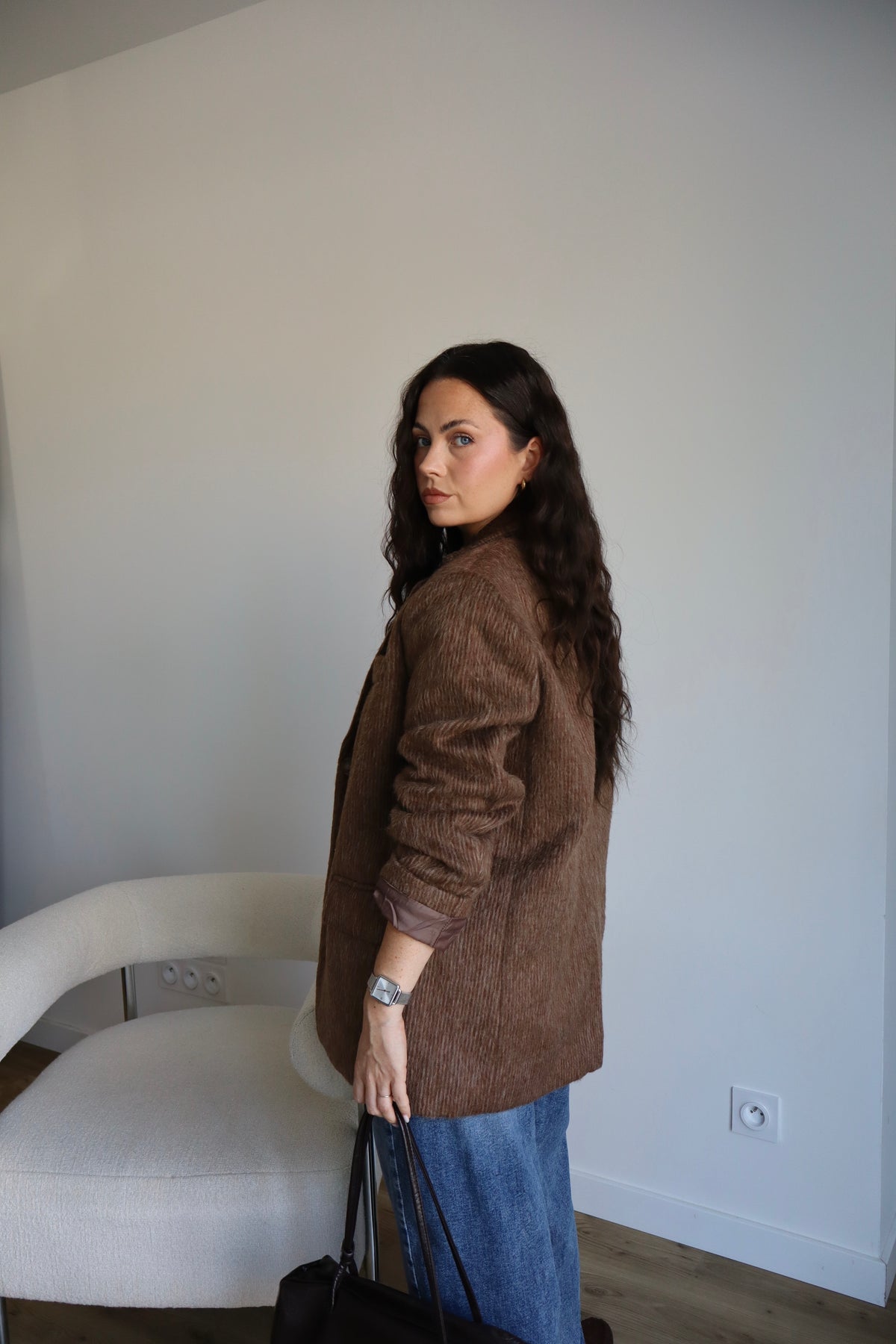 VESTE BLAZER JEANNE MARRON