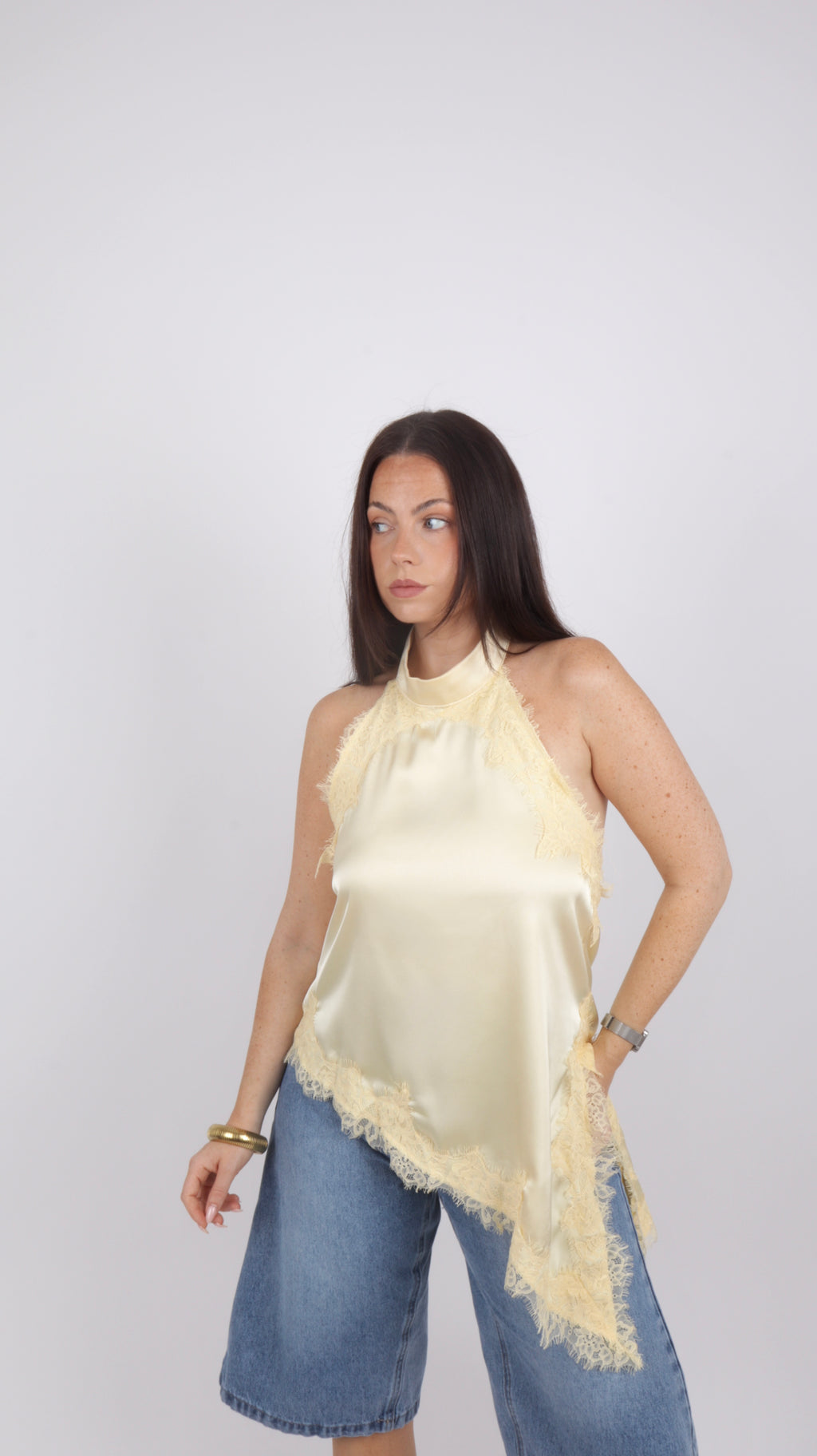 TOP SARAH JAUNE