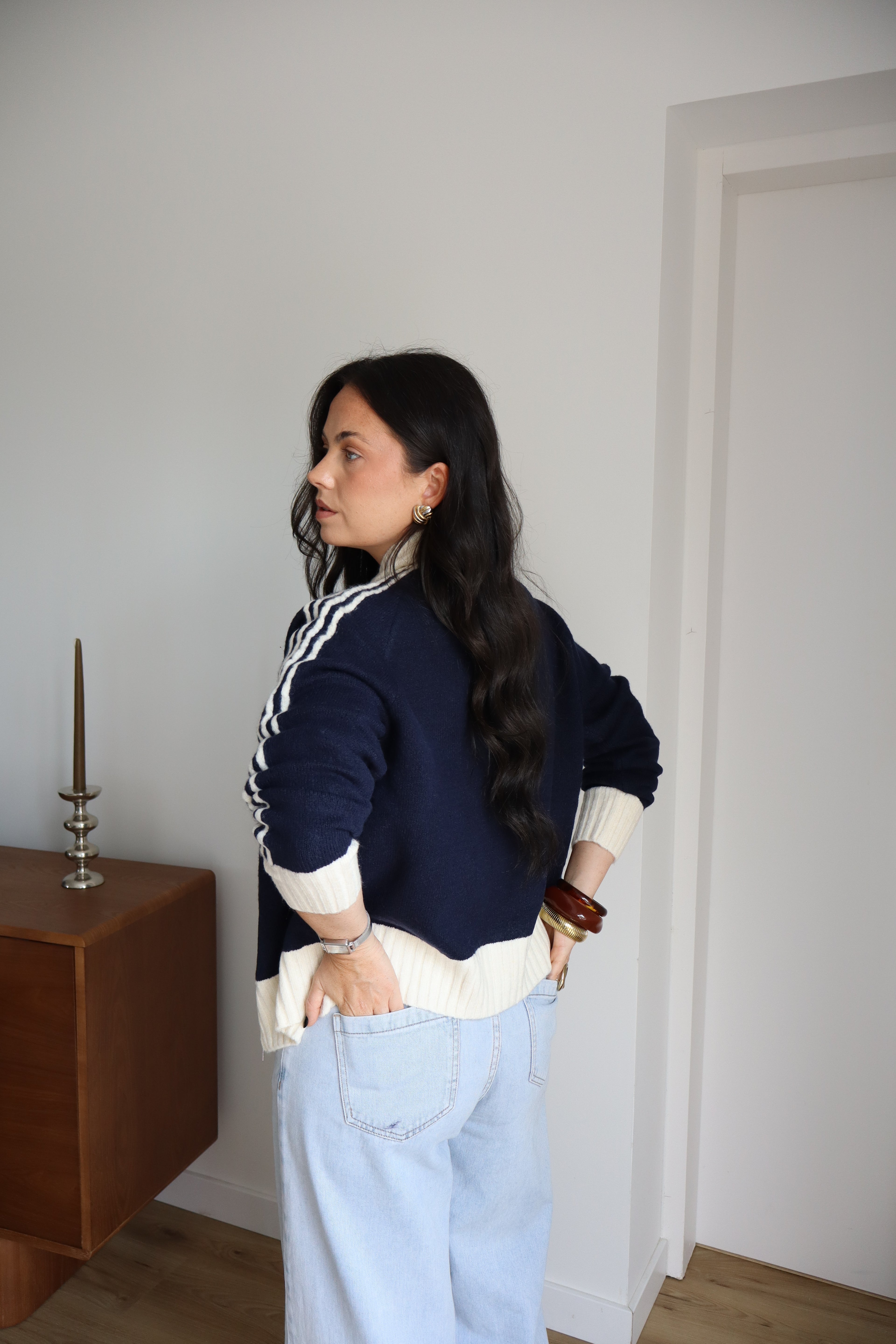 GILET ZIPPÉ ALBA MARINE
