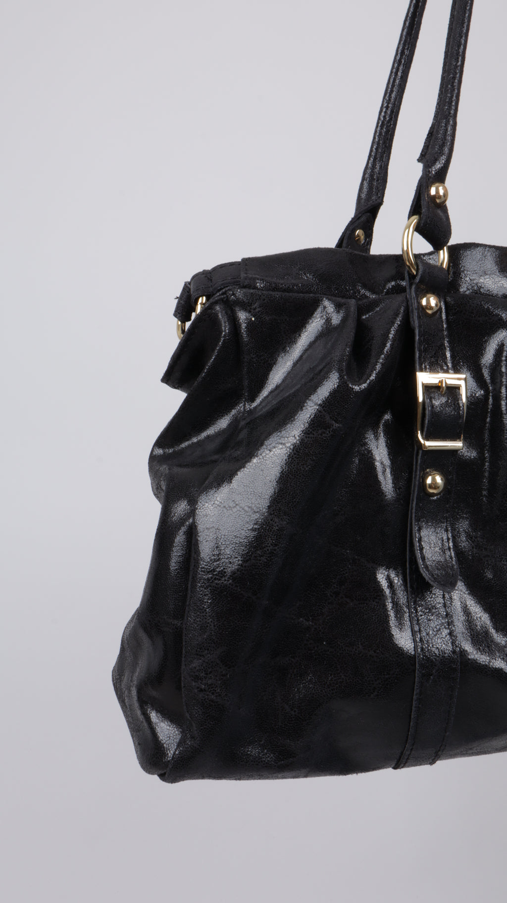 SAC CUIR LOUNA NOIR