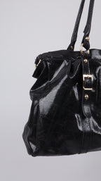 SAC CUIR LOUNA NOIR