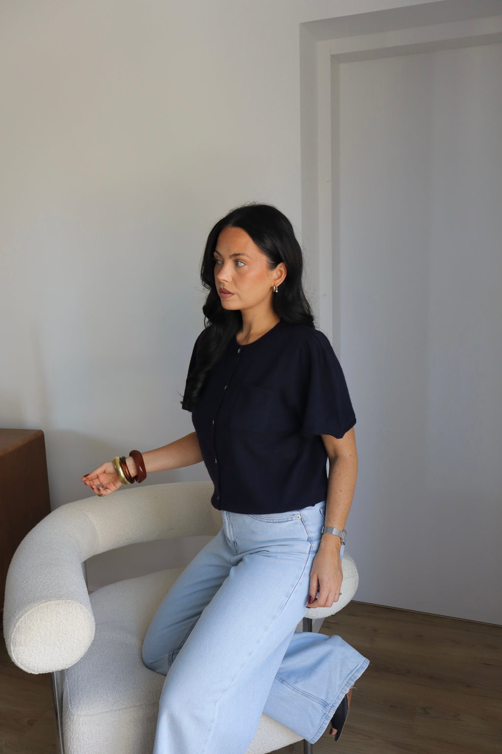 GILET MC CHIARA MARINE