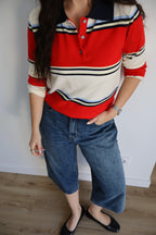 PULL POLO SISSY ROUGE