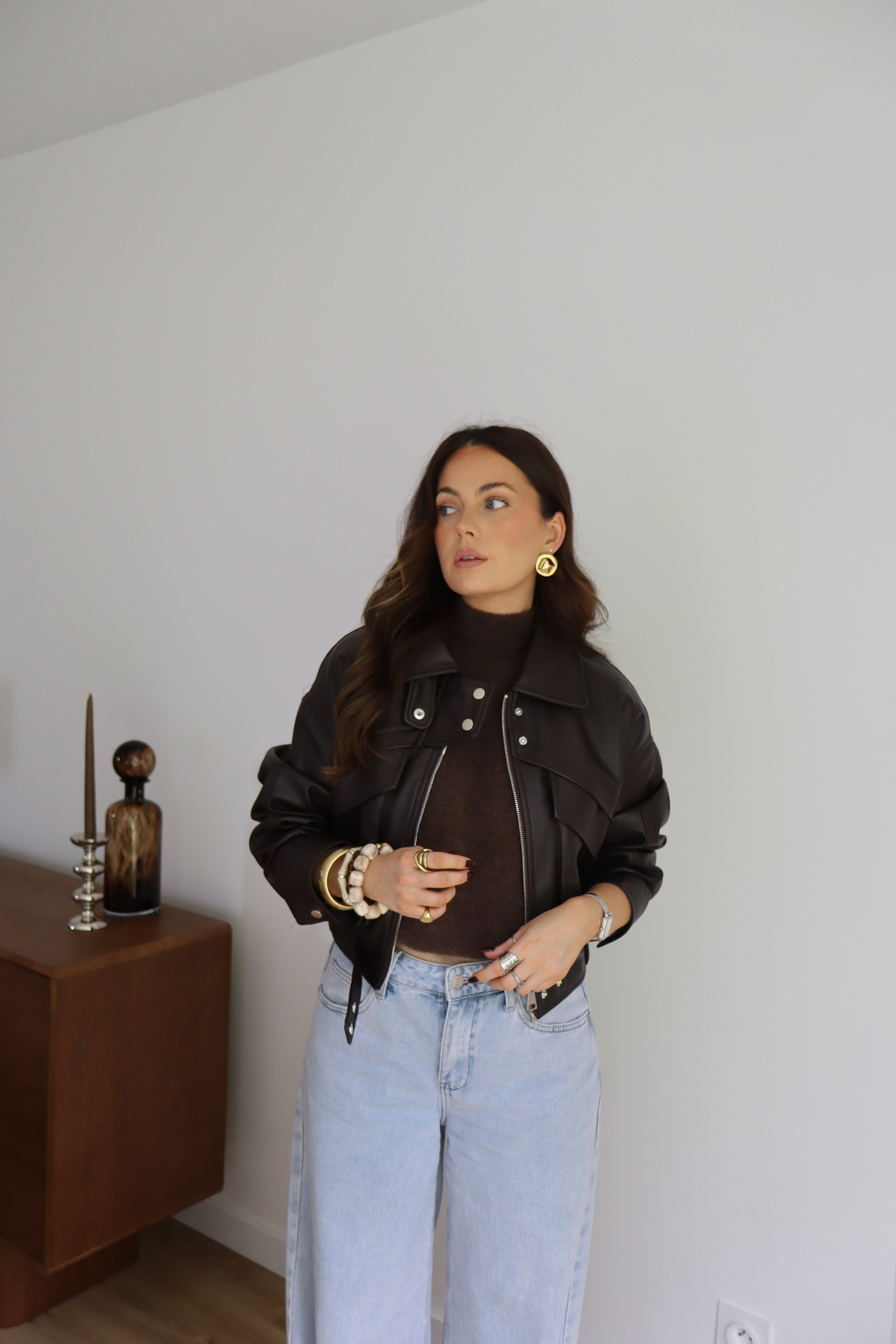 VESTE FABI MARRON