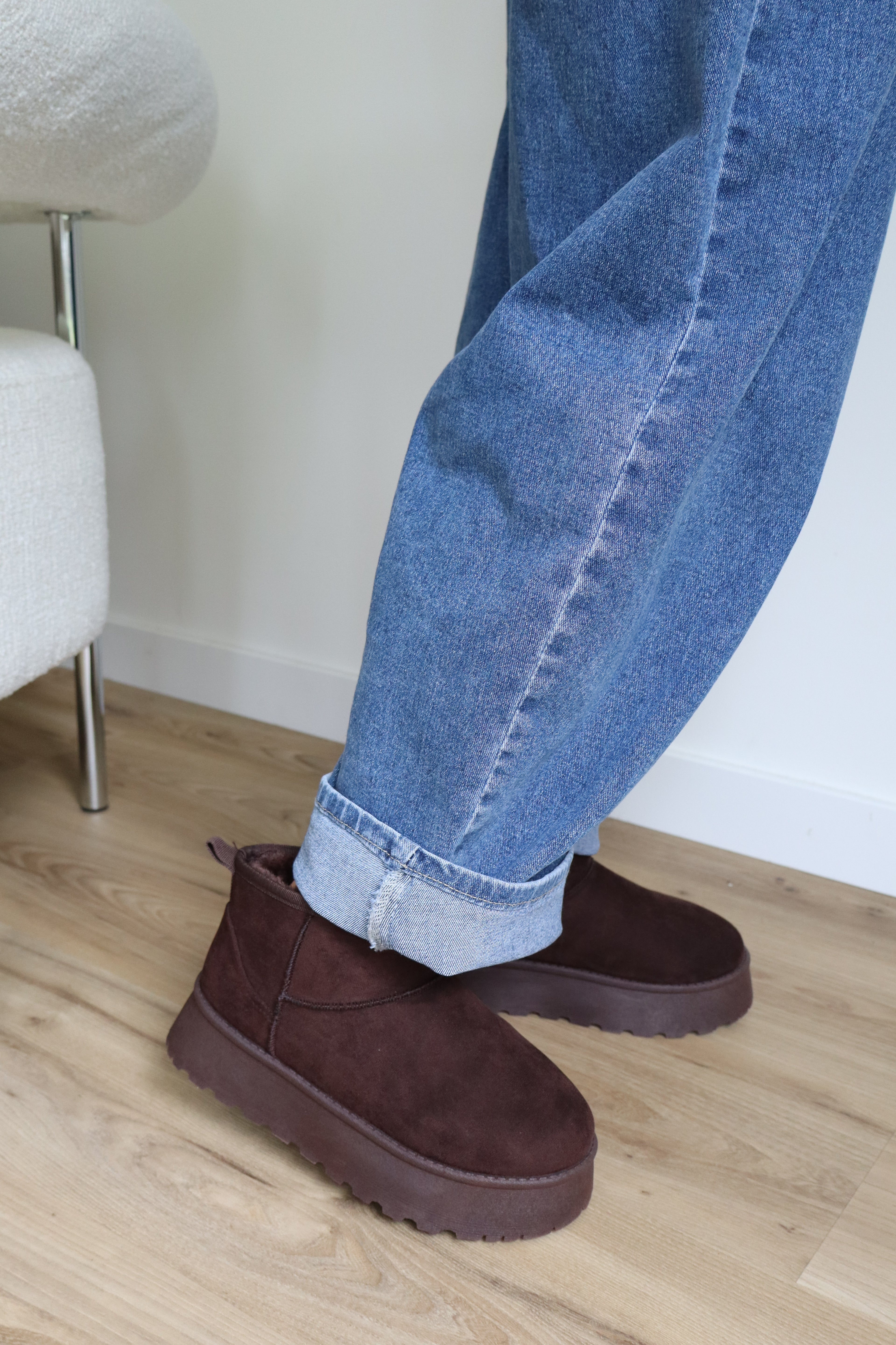 BOTTINES FOURRÉES HELENA MARRON