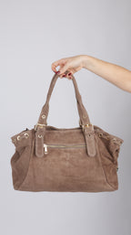 SAC SUEDE LISA TAUPE