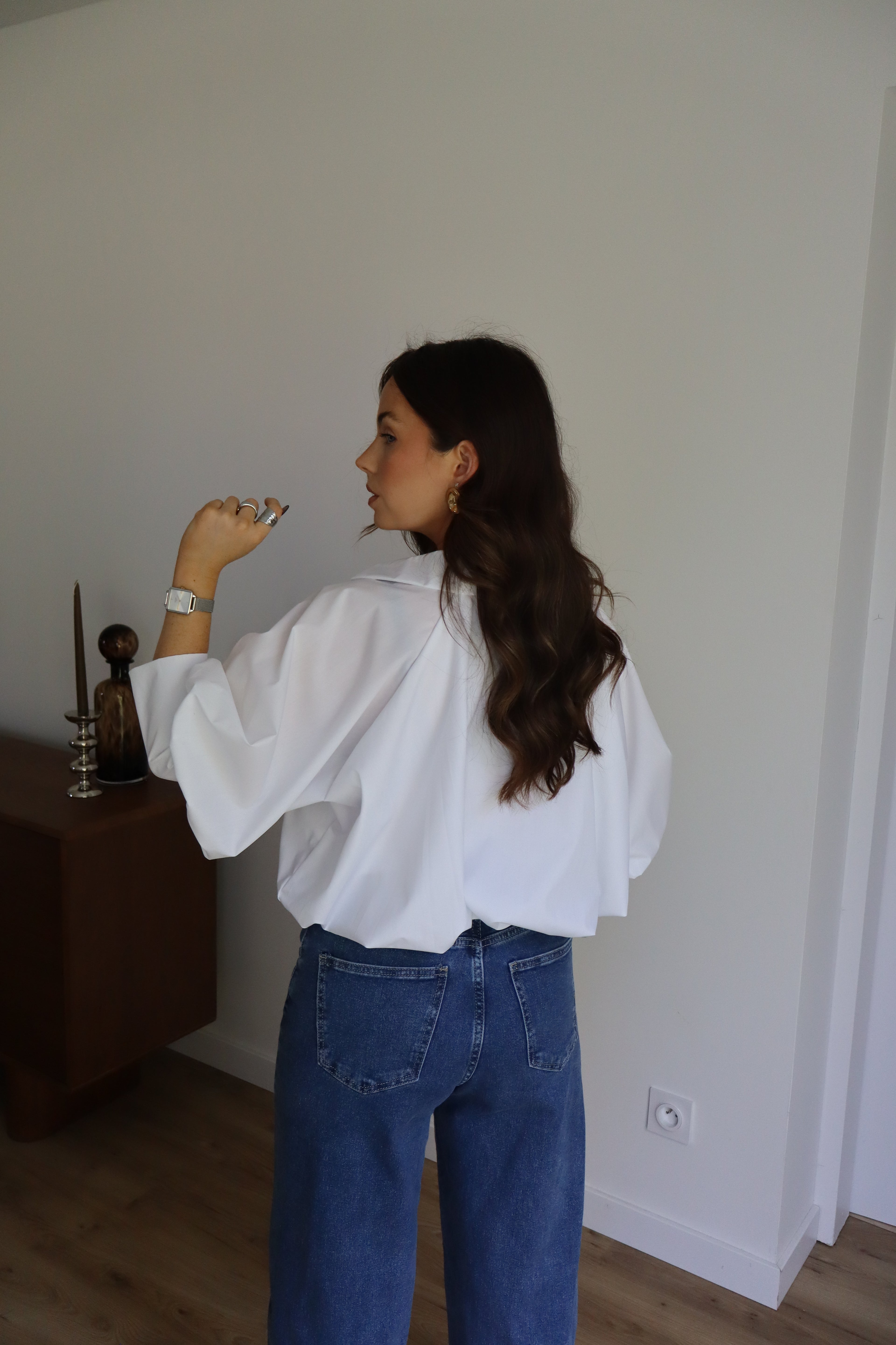 BLOUSE BOULE SARAH BLANCHE