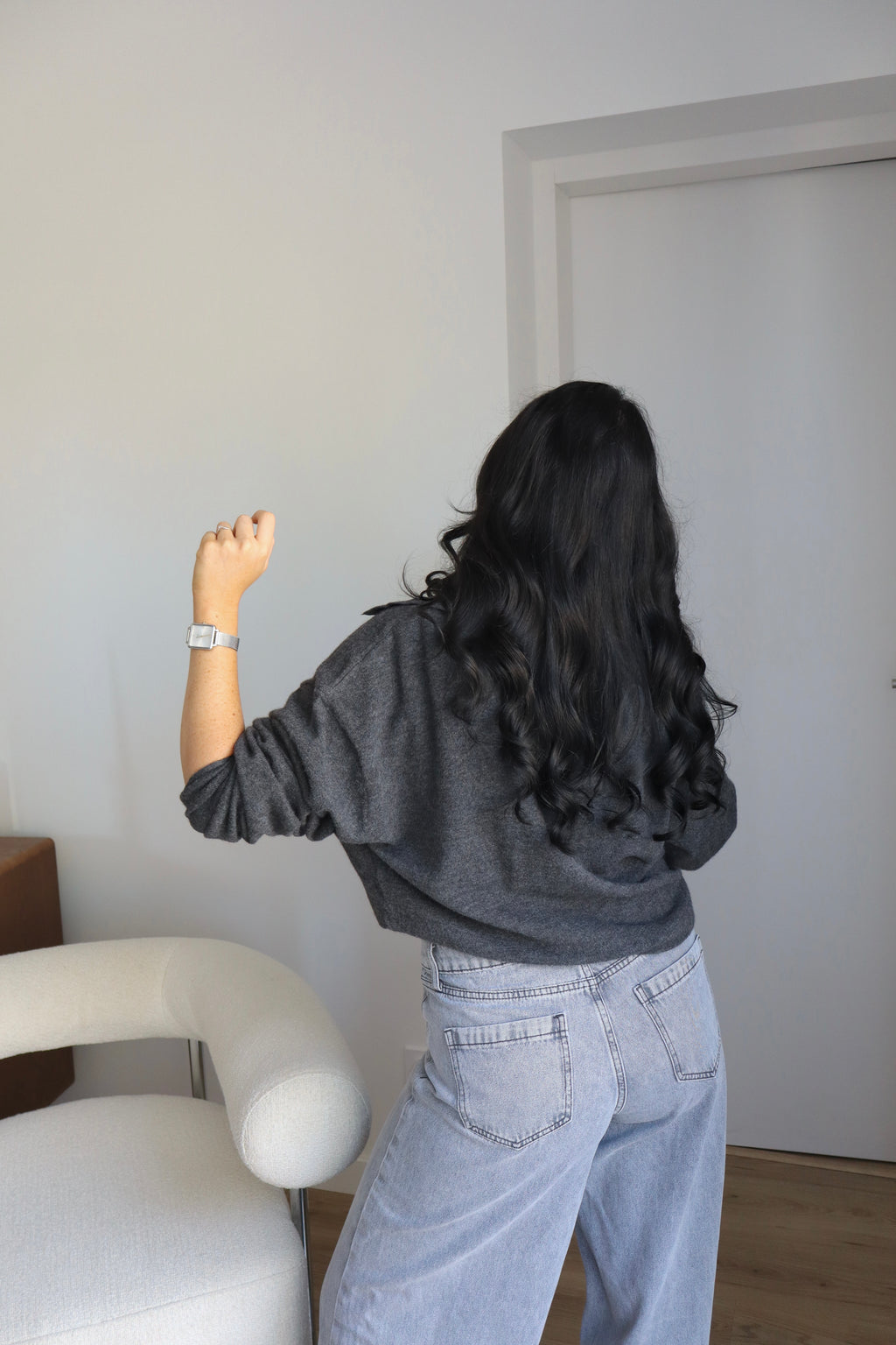 PULL ZIPPÉ GAB GRIS