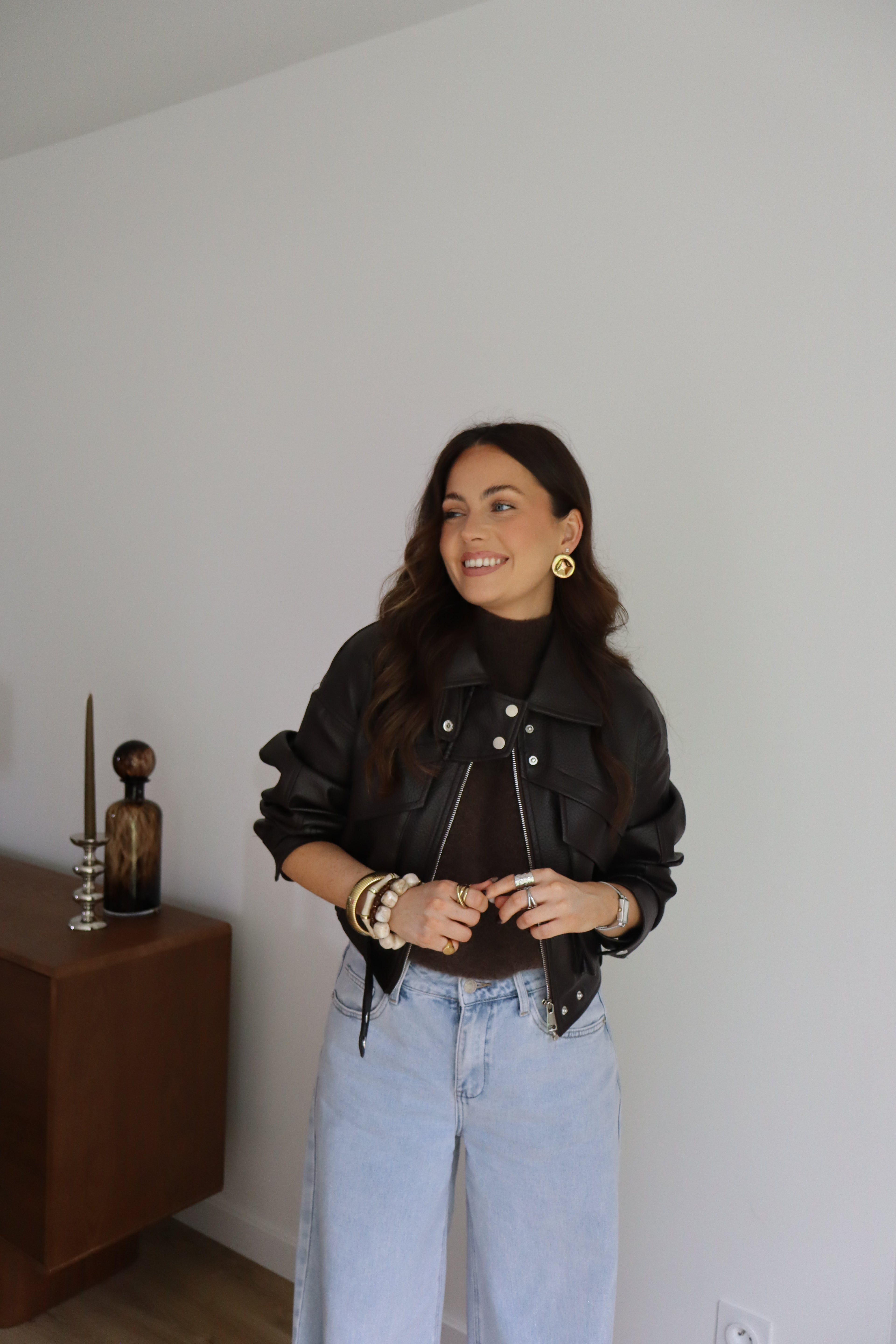 VESTE FABI MARRON