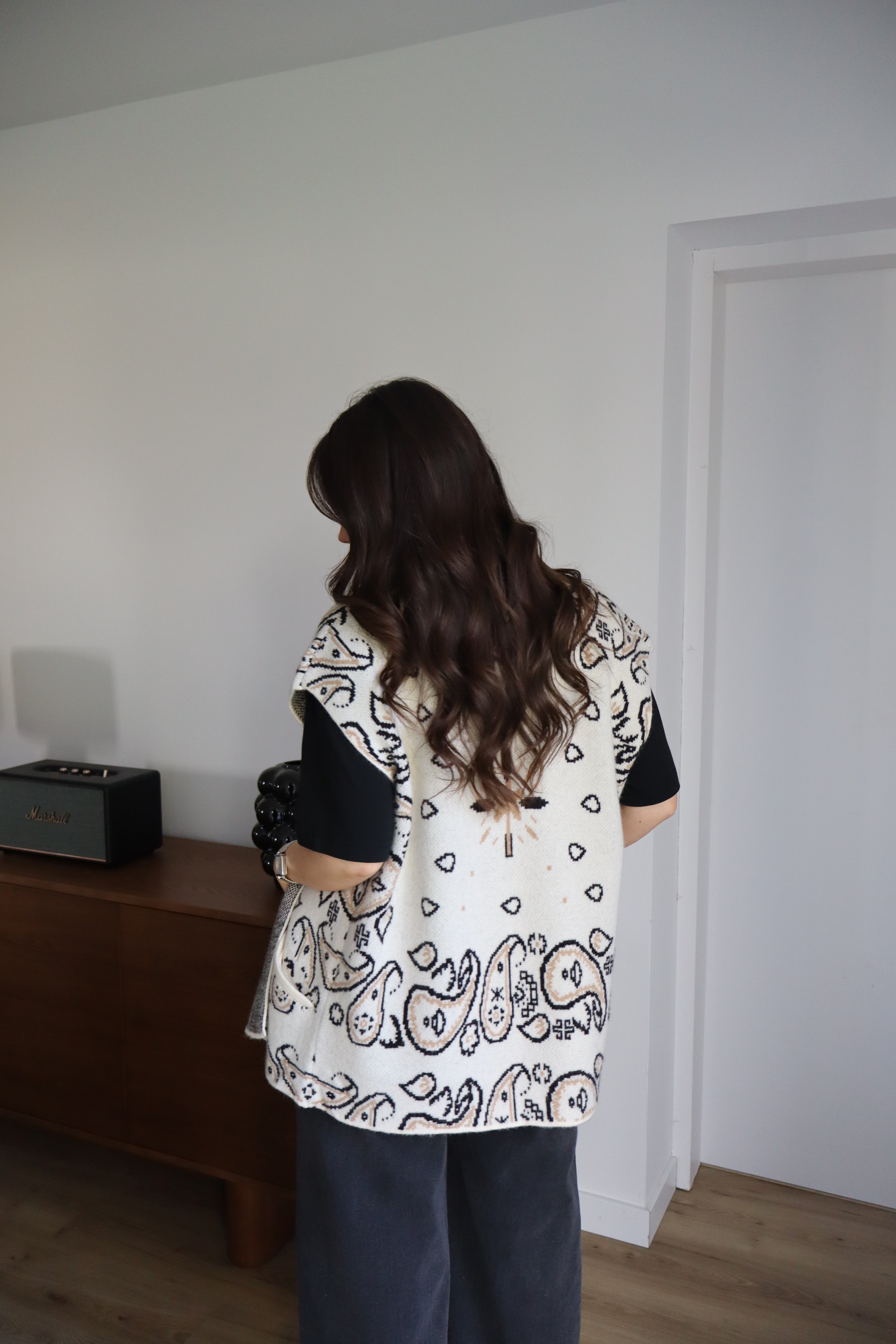 GILET BANDANA OLIVIA BEIGE