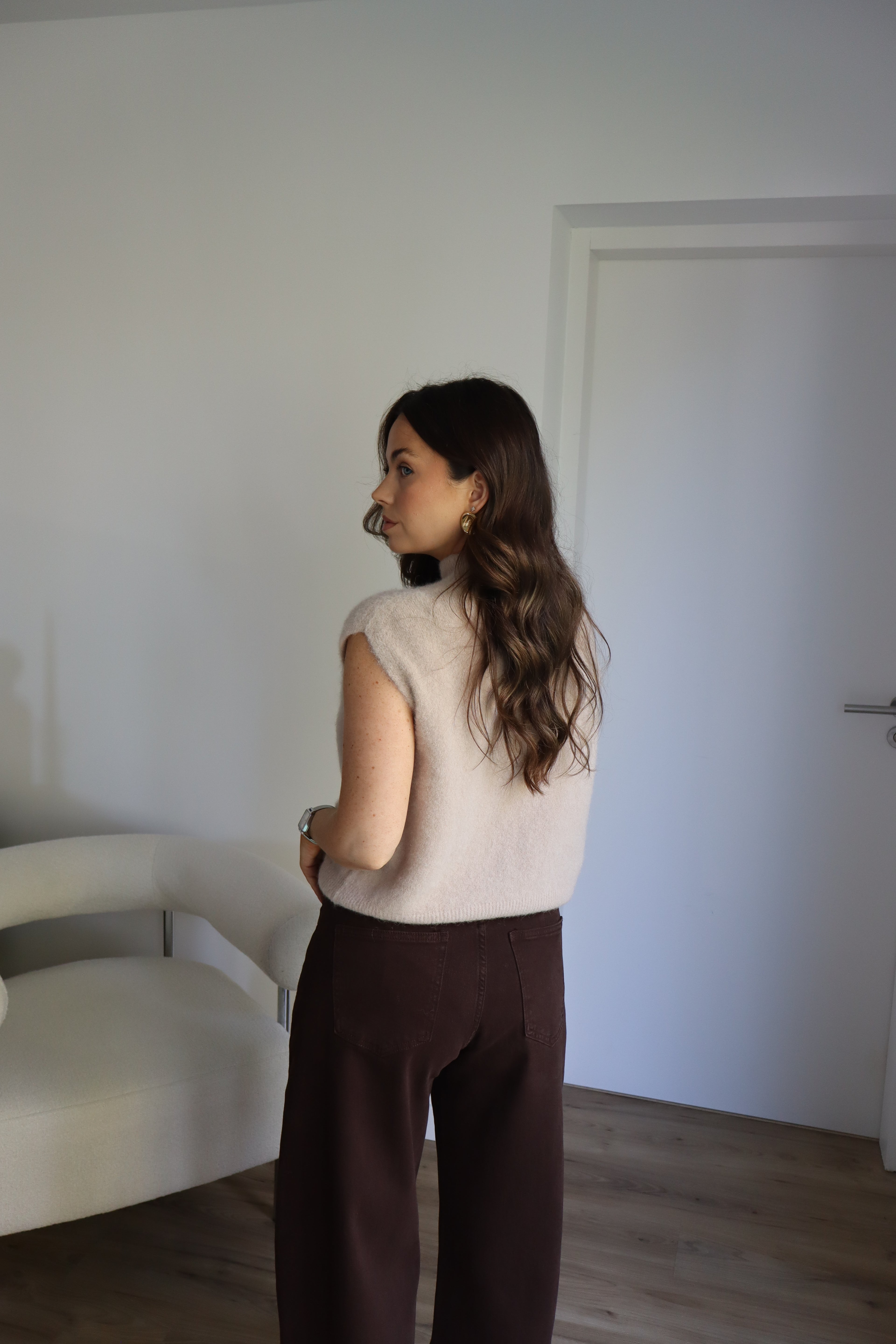 PULL BEIGE NINON