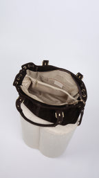 SAC SUEDE LISA MARRON