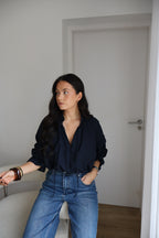 BLOUSE EULALIE MARINE