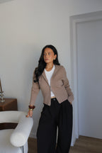 GILET ZIPPÉ SOLEA BEIGE