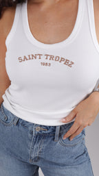 DEBARDEUR SAINT TROPEZ BLANC