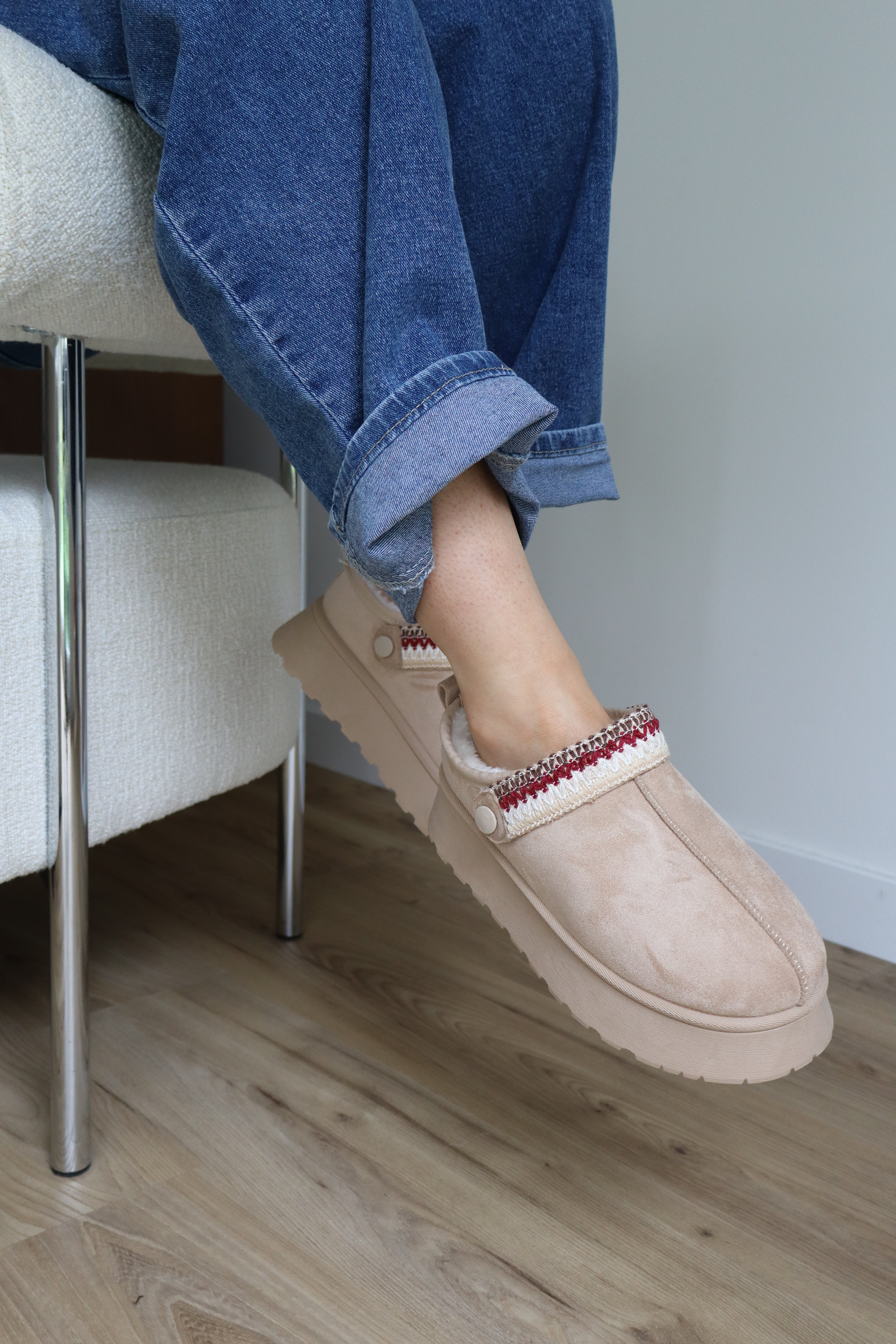 CHAUSSURES FOURRÉES CLARISSE BEIGE