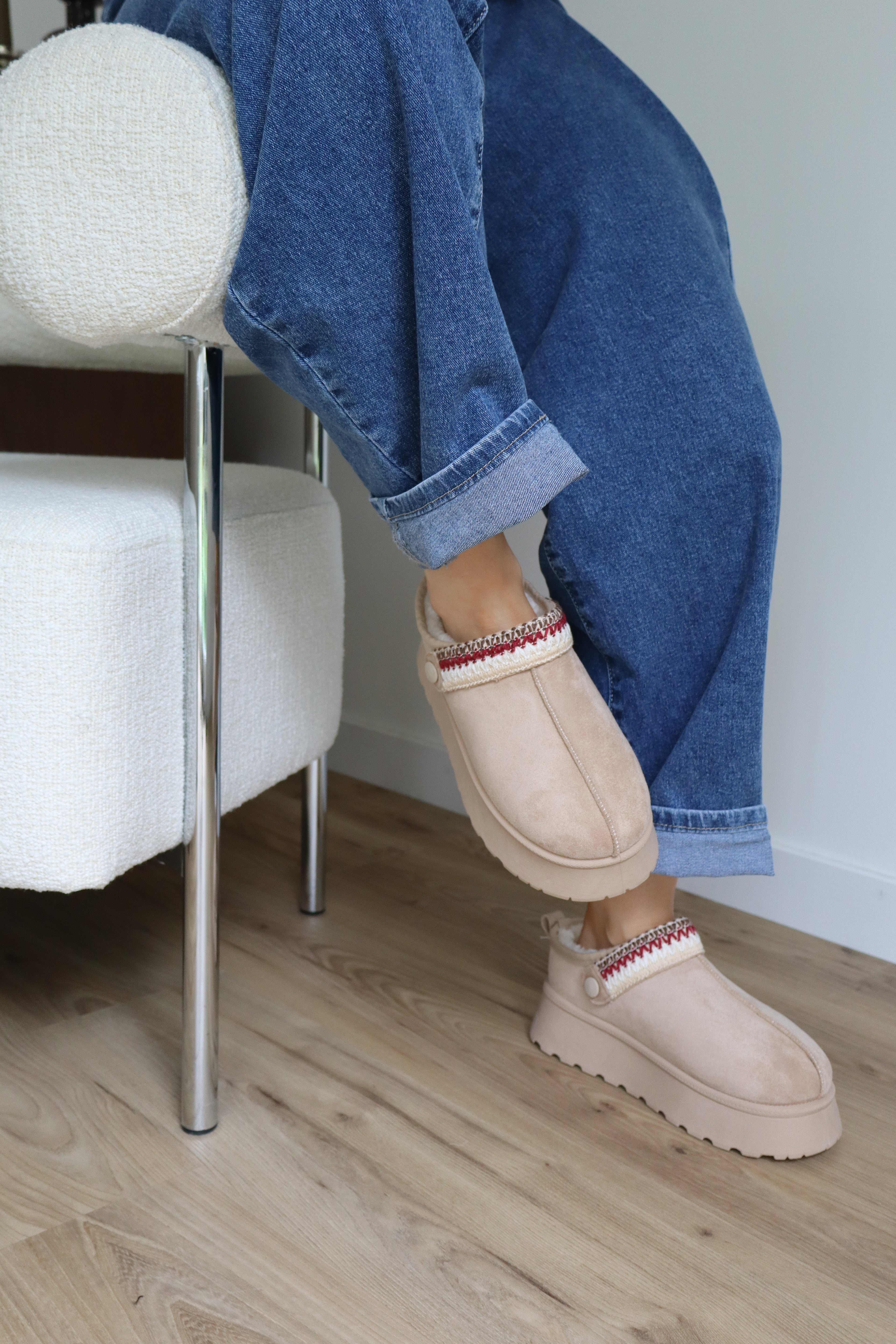 CHAUSSURES FOURRÉES CLARISSE BEIGE