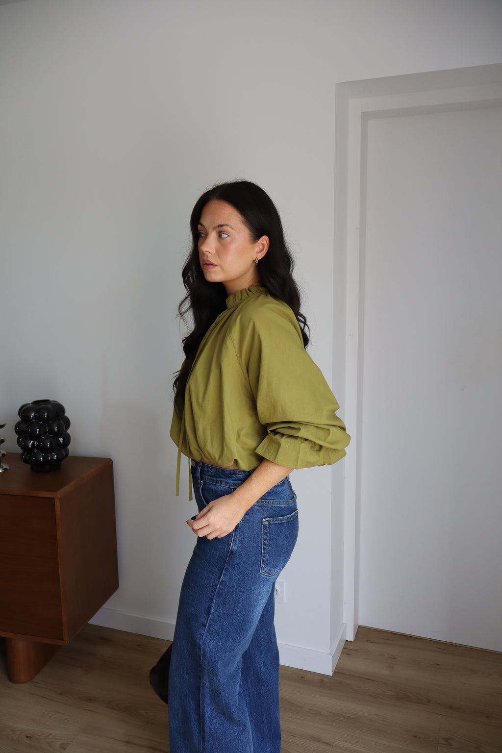 BLOUSE EULALIE OLIVE