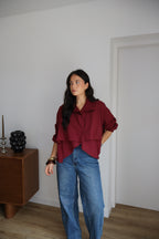 CHEMISE APPOLINE PRUNE
