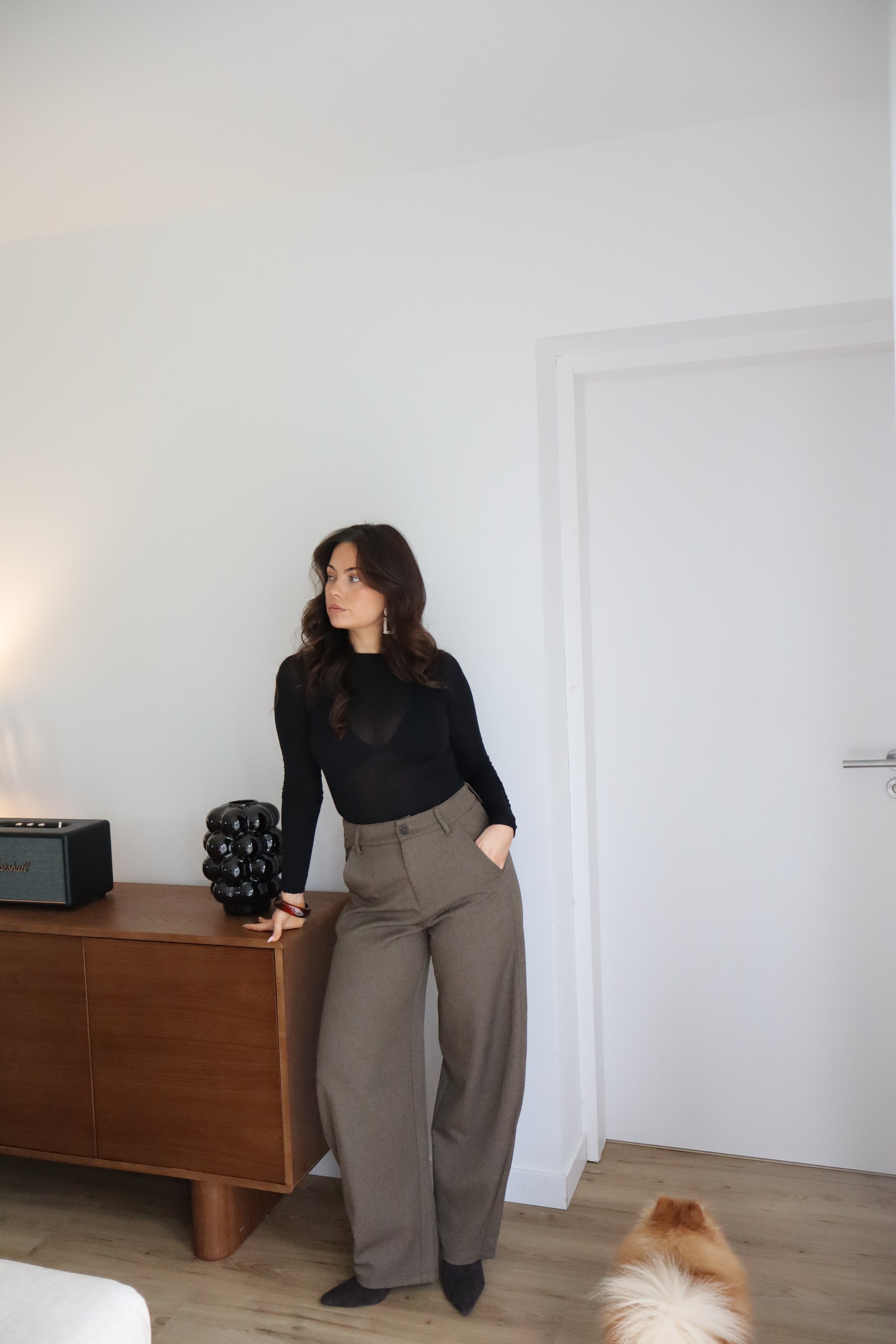 PANTALON CALLON CAMILA KAKI