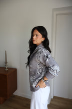 GILET BANDANA GRIS