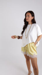 SHORT FAB JAUNE