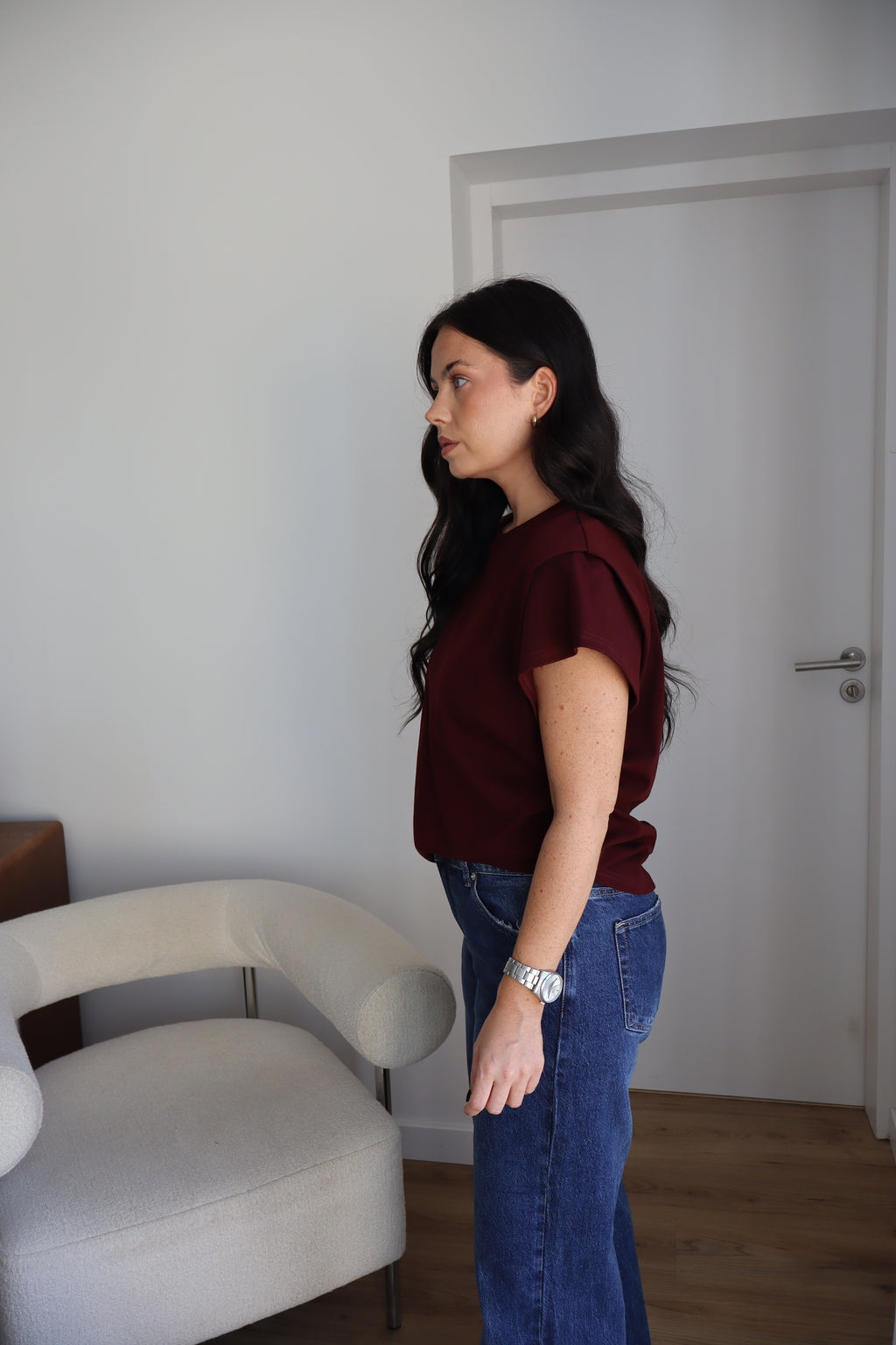 T-SHIRT FELIX BORDEAUX