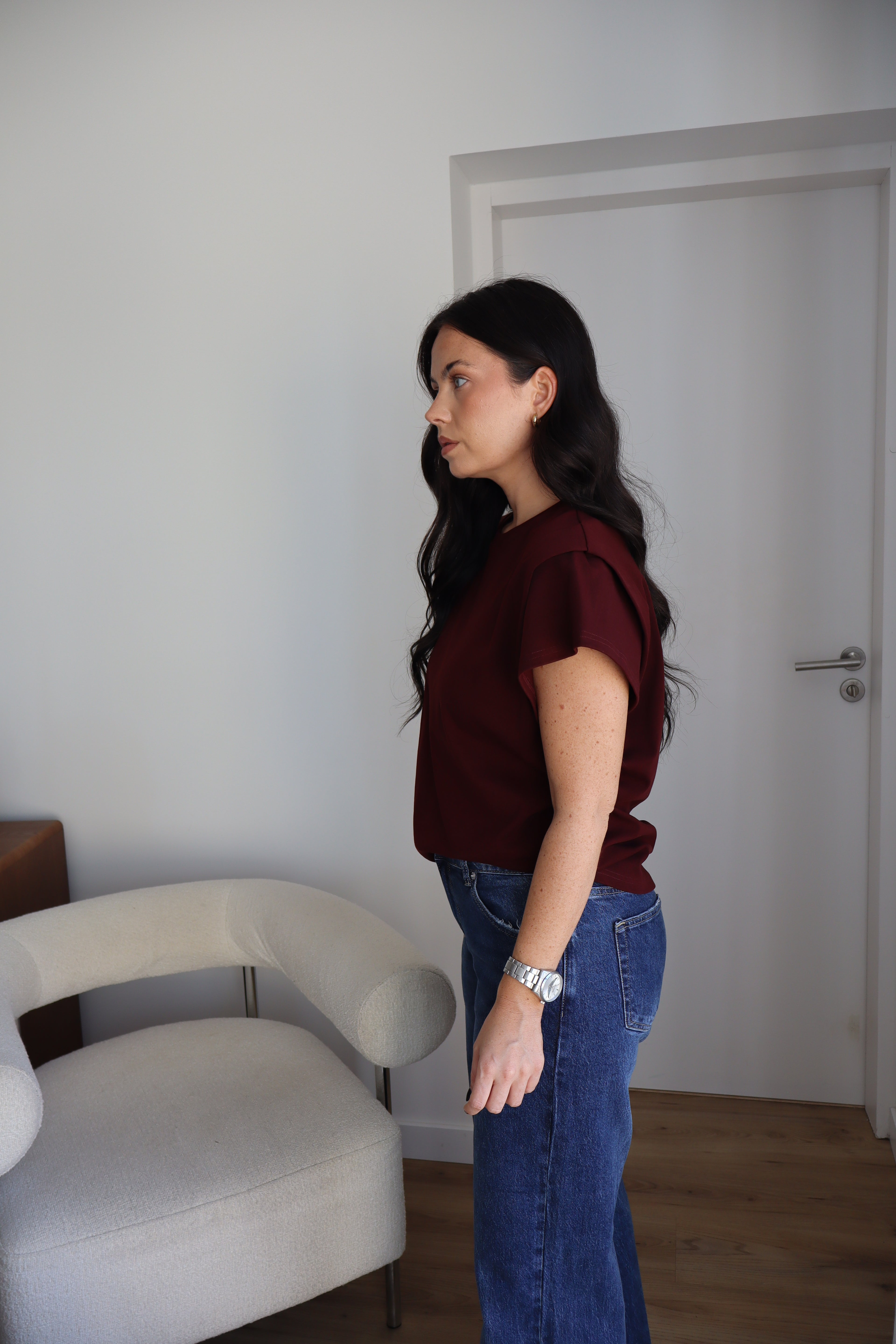 T-SHIRT FELIX BORDEAUX