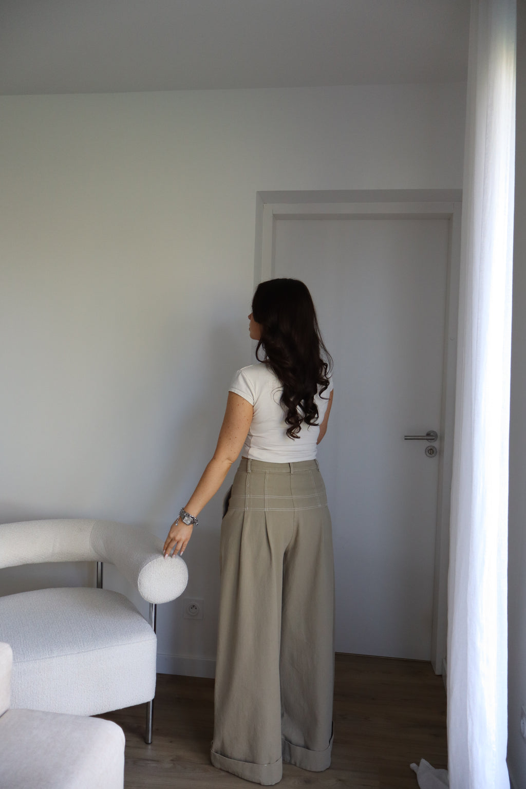 PANTALON LÉNA VERT OLIVE