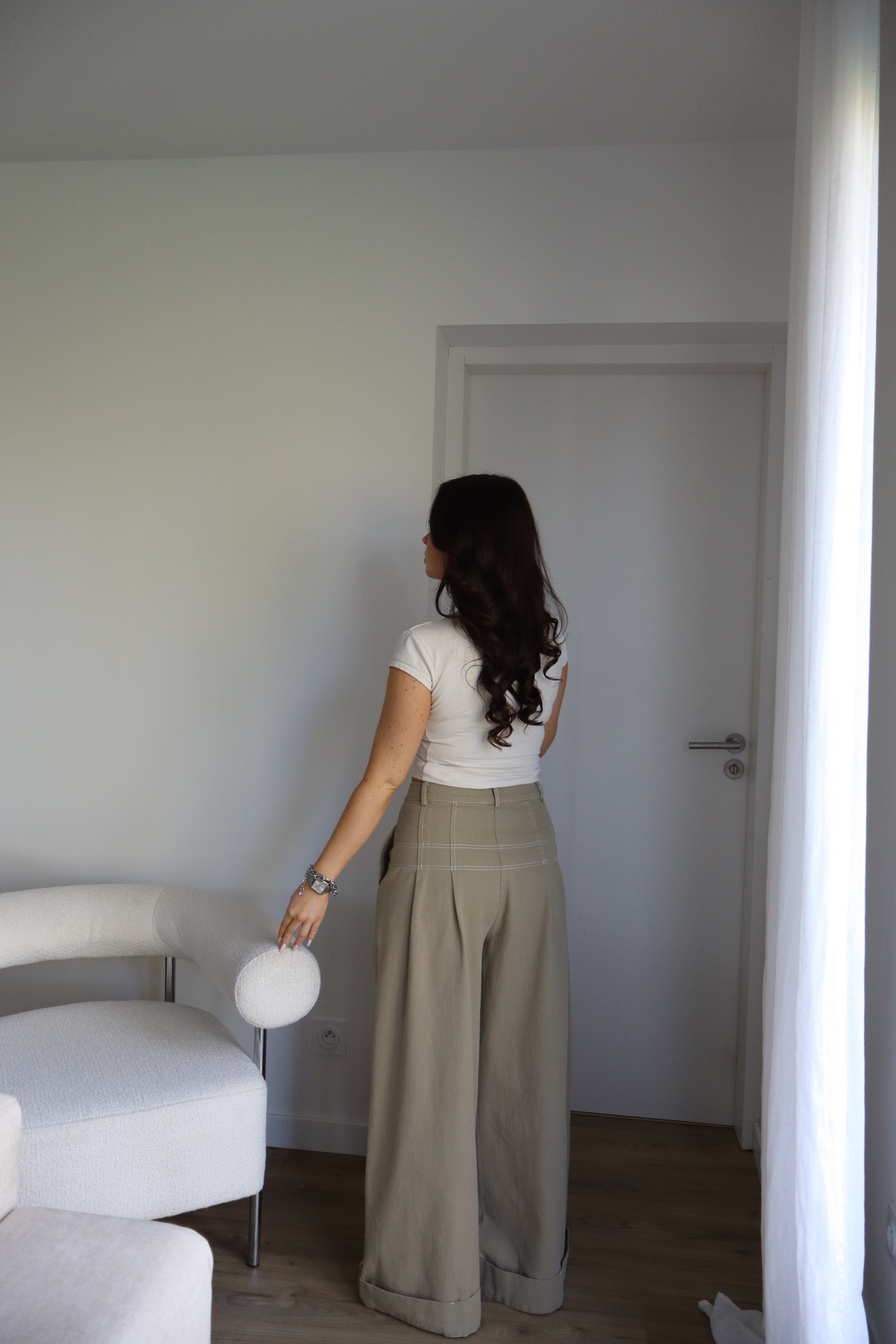 PANTALON LÉNA VERT OLIVE