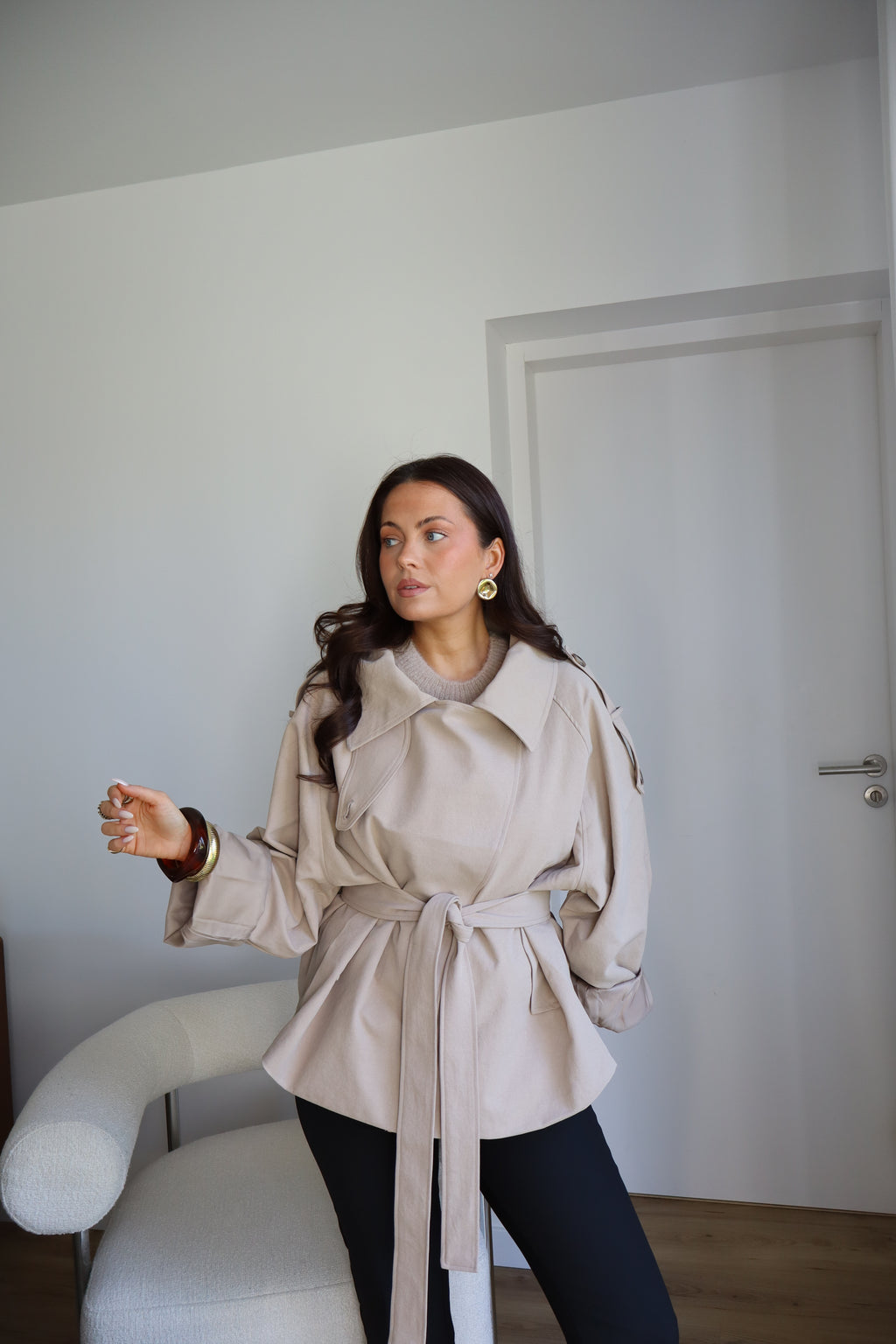 TRENCH COURT LOUISE BEIGE
