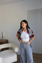 PULL NINA RAYE BORDEAUX