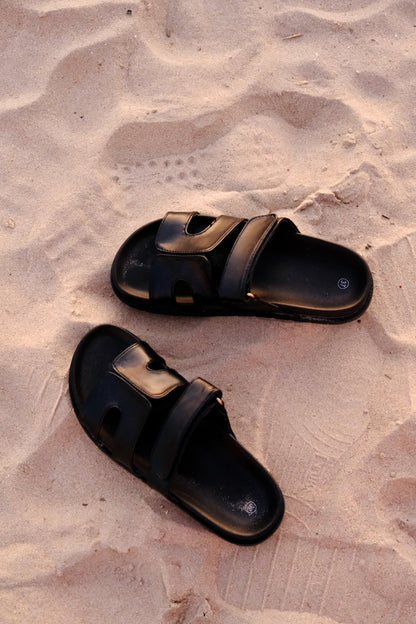 SANDALES SIMILI NOIRE