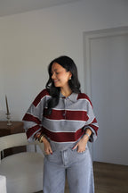 PULL NINA RAYE BORDEAUX
