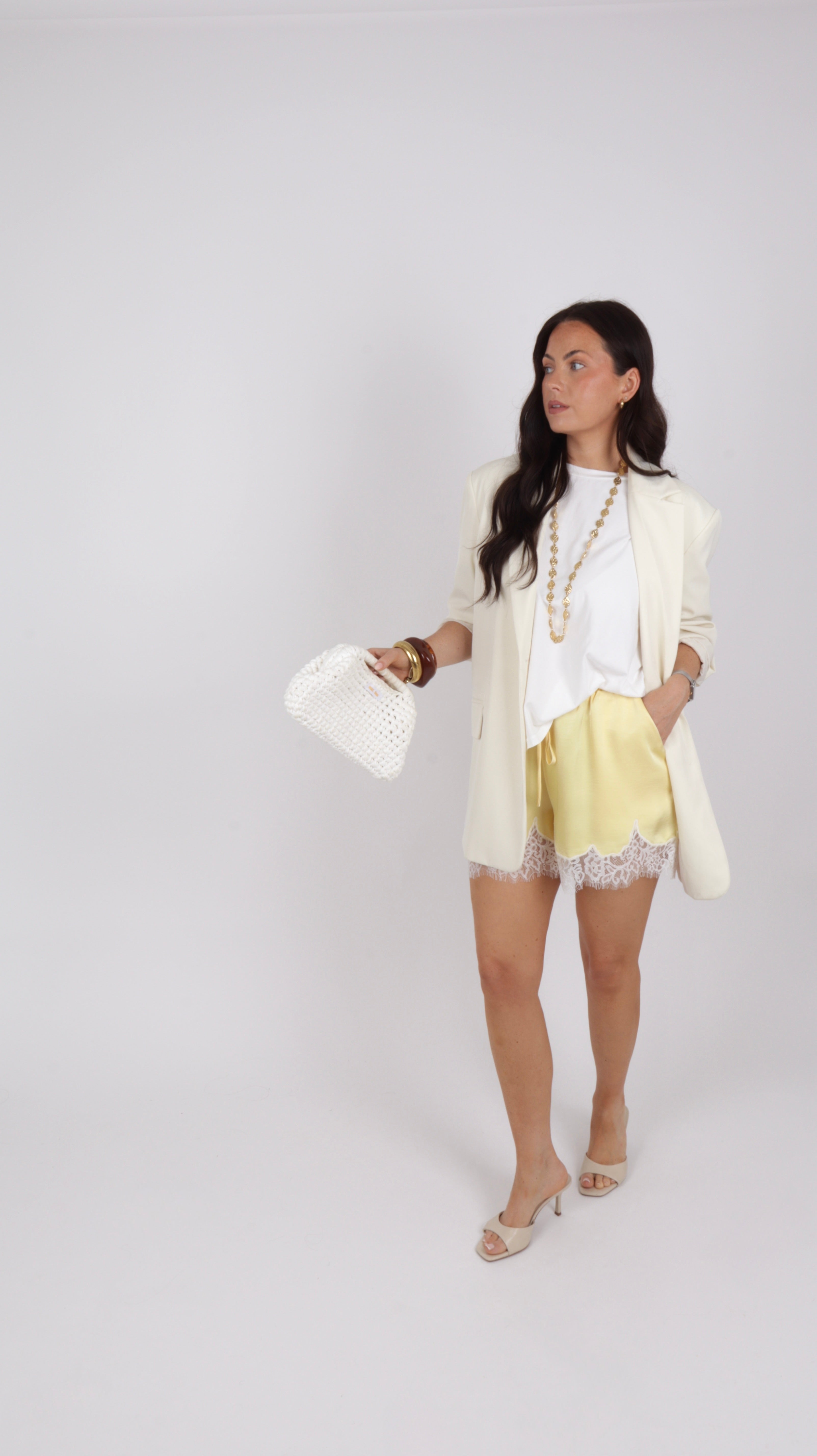 SHORT FAB JAUNE
