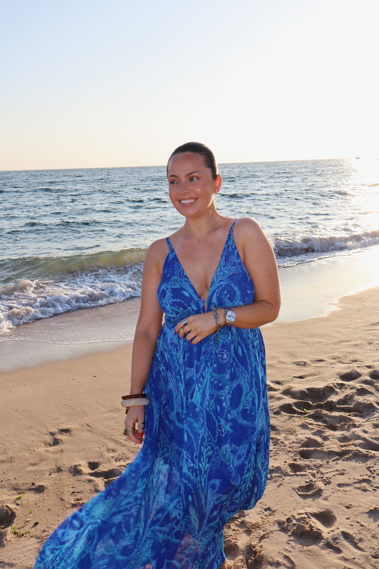 ROBE CARLA BLEUE