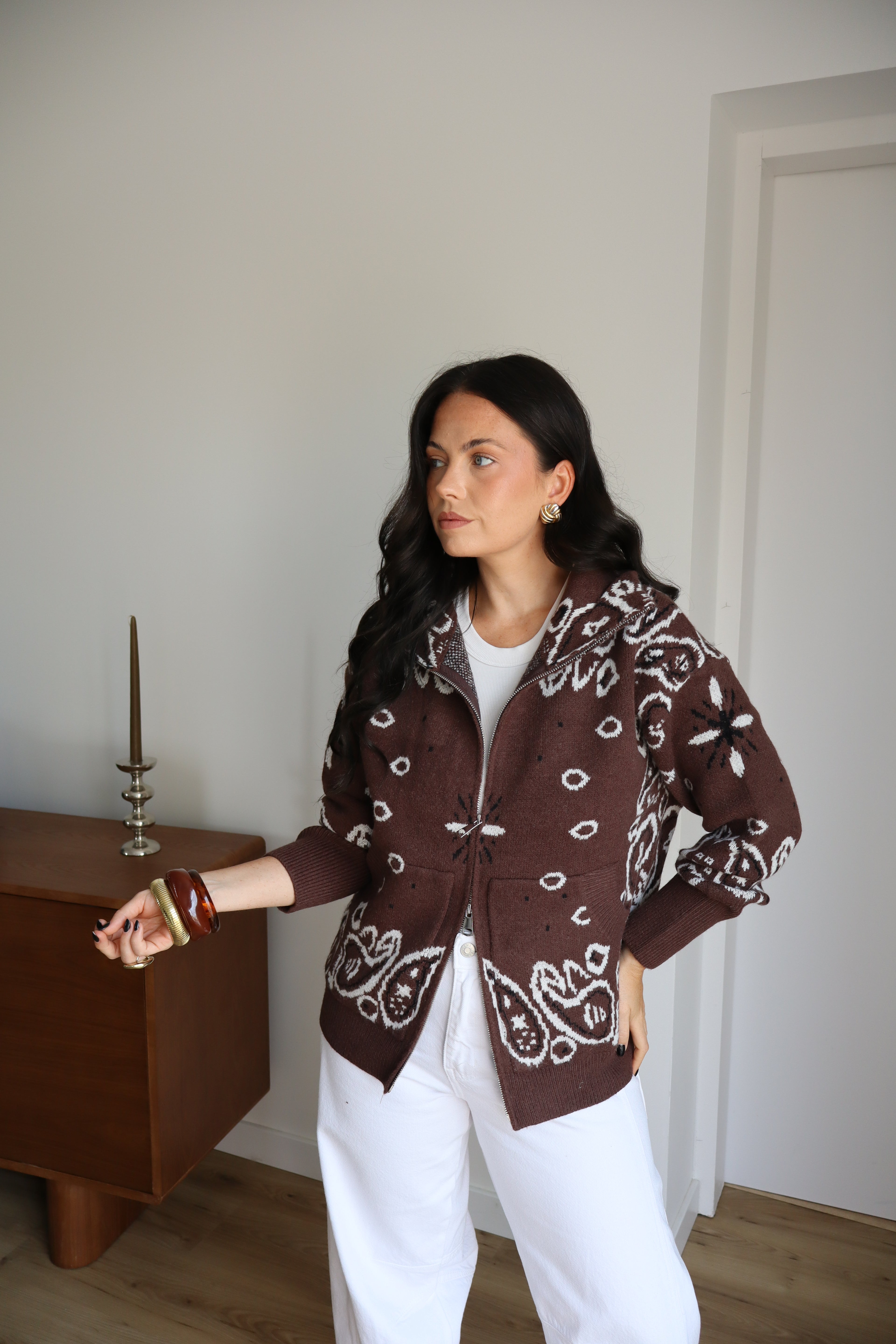 GILET BANDANA CHOCO