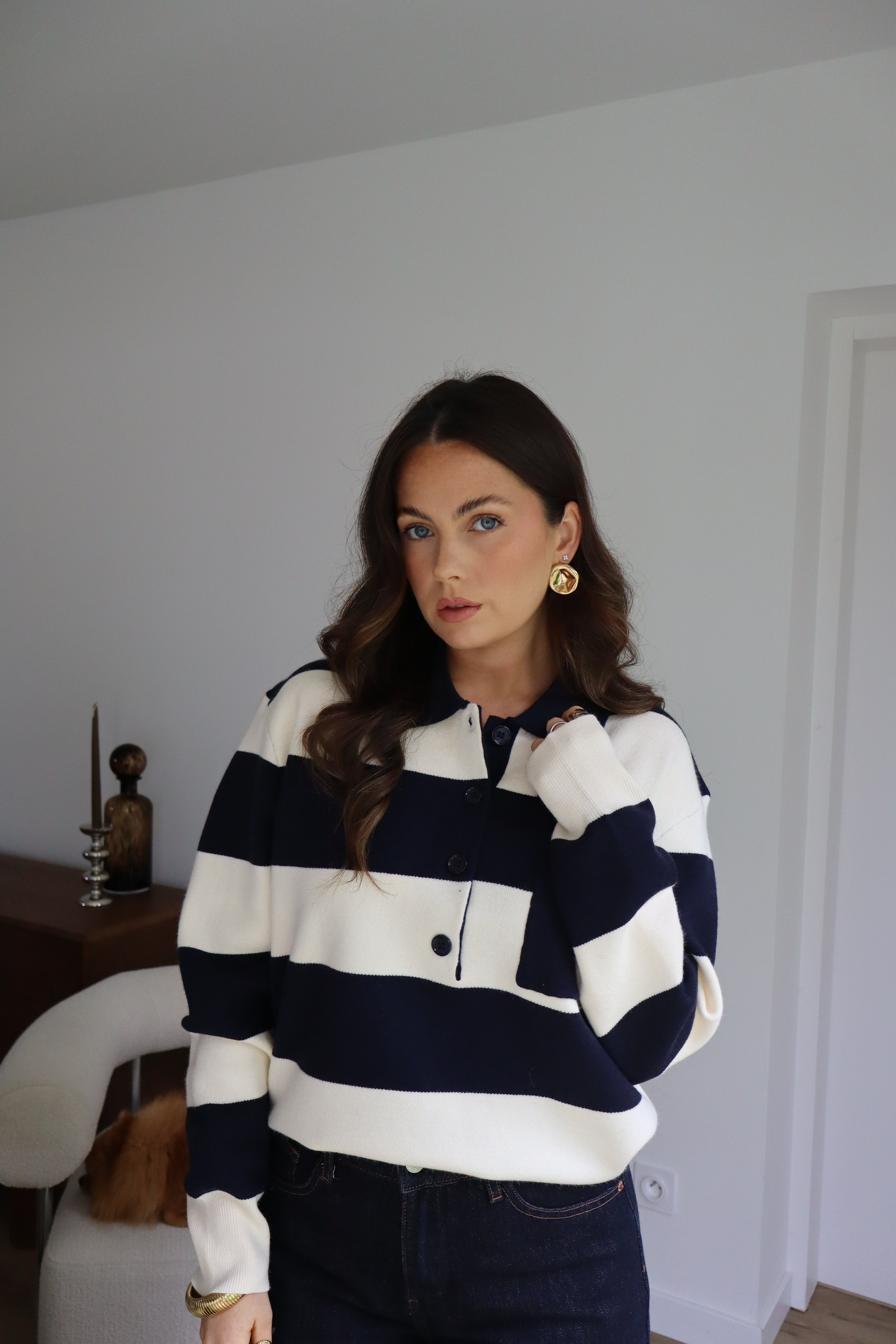 PULL CORRY BLEU MARINE