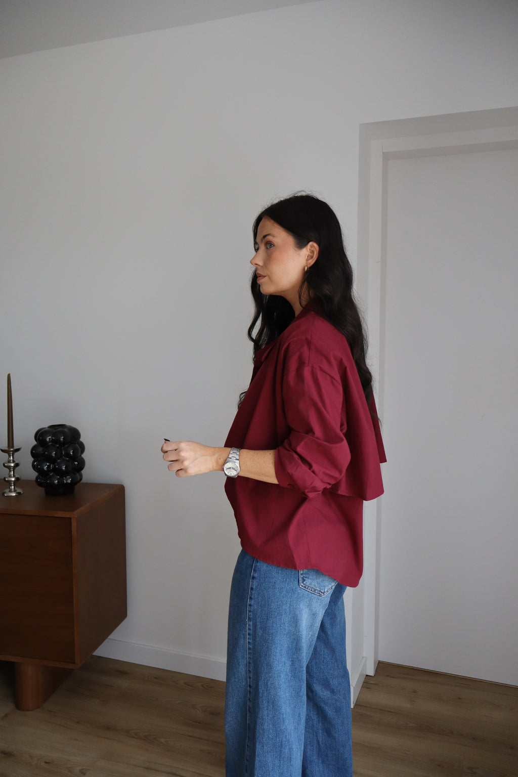 CHEMISE APPOLINE PRUNE