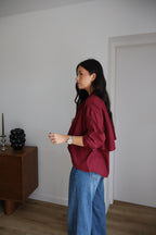 CHEMISE APPOLINE PRUNE