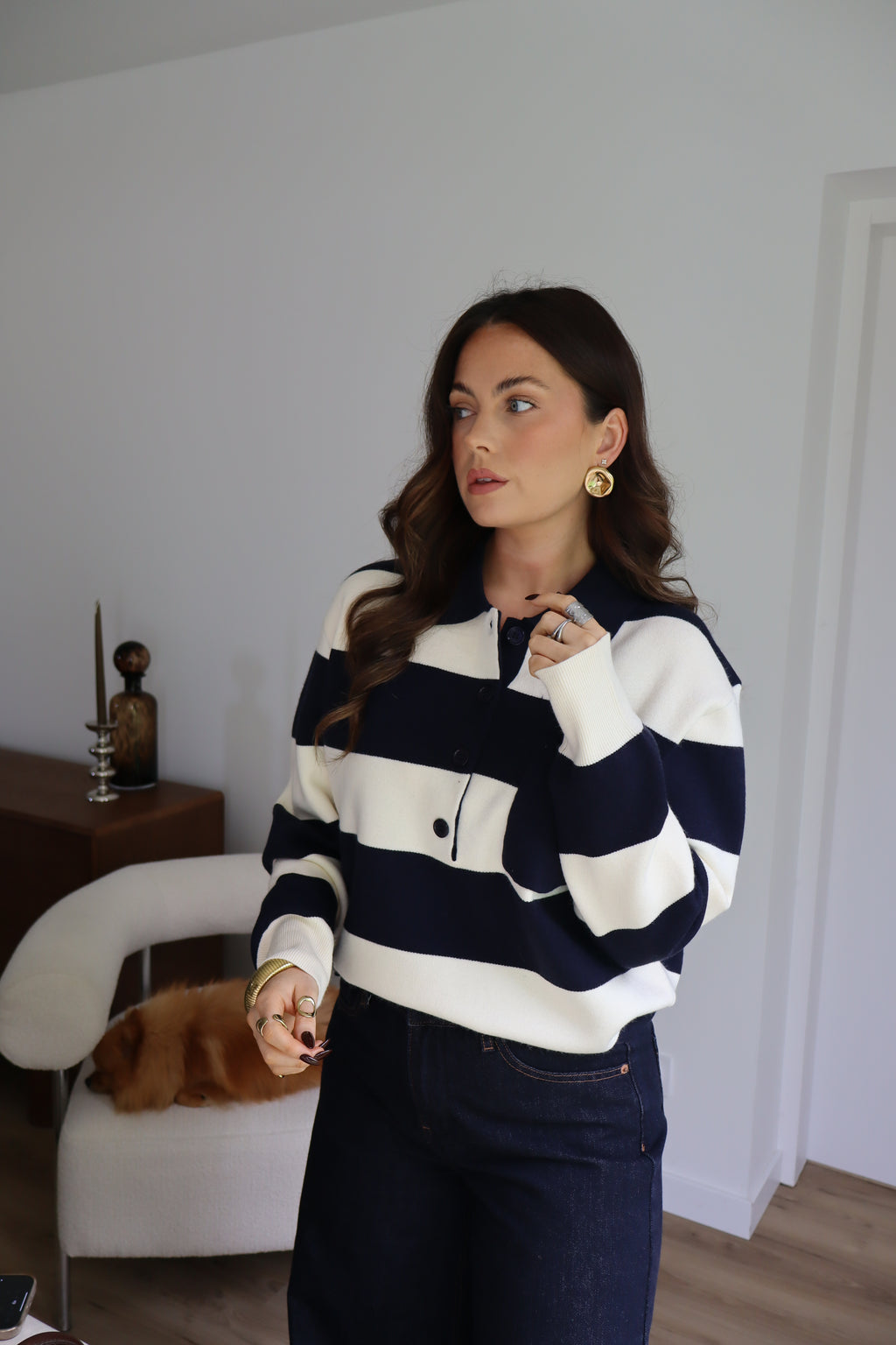 PULL CORRY BLEU MARINE